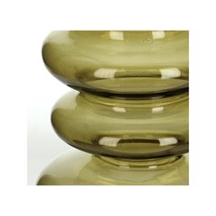 Schilliger Sélection  Vase déco en verre vert  12.5x12.5x34.5cm
