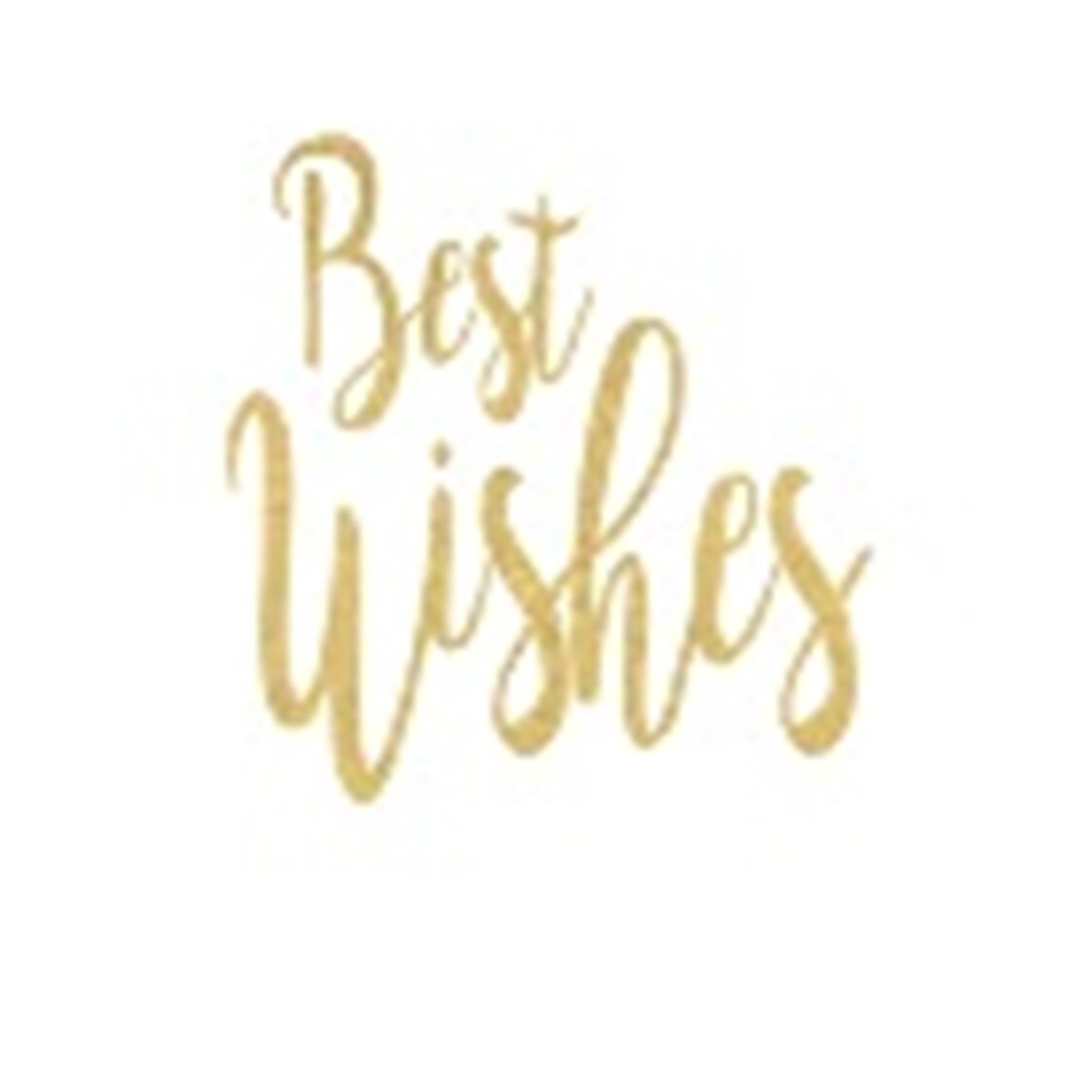 Caspari  Carte mini Foil, Best Wishes S  