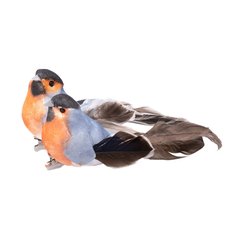 Schilliger Design  Oiseaux gris en boite 2pcs  12x4x5.5cm