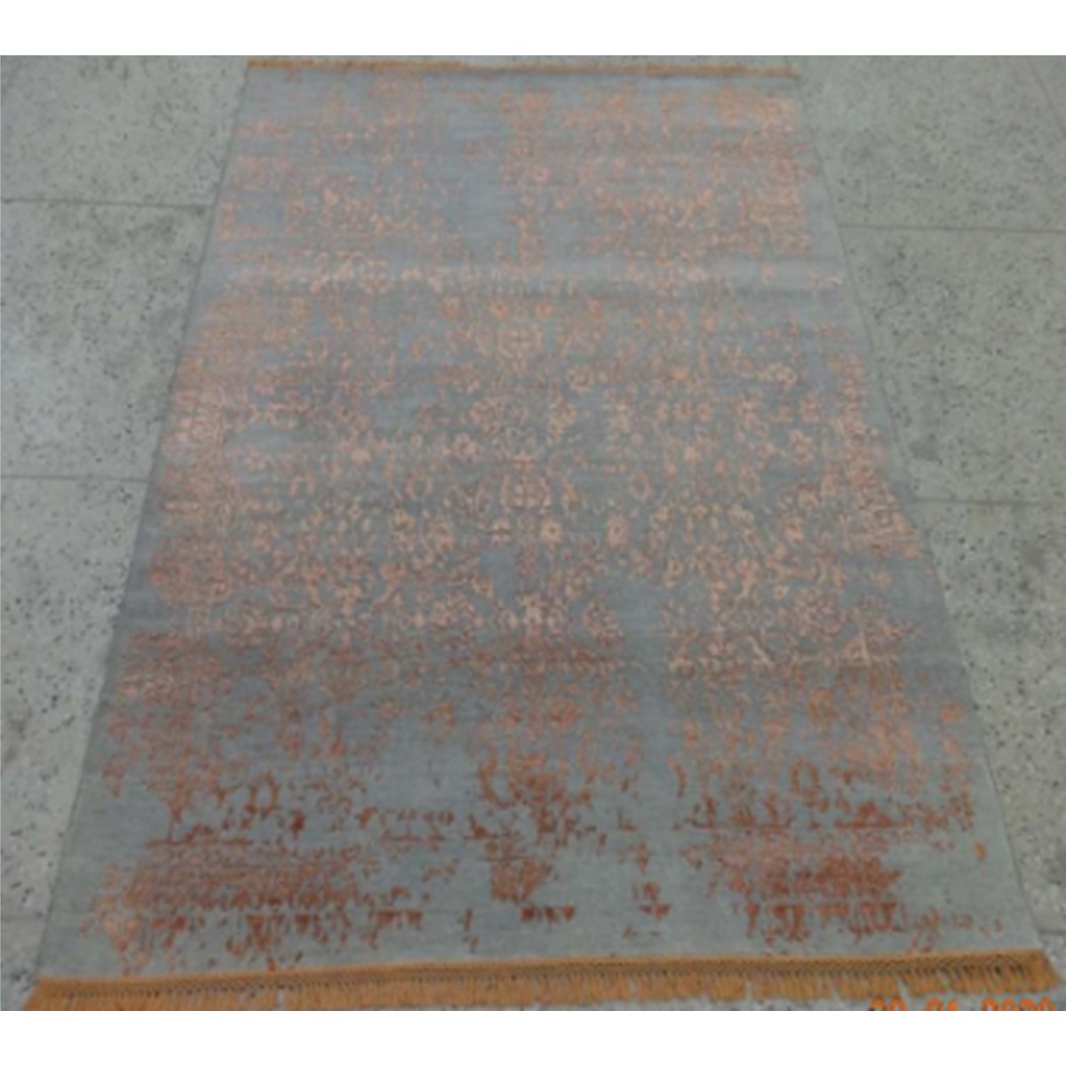 Schilliger Sélection  Tapis Moderne Agra gris/cuivre Brun cuivre 197x257cm