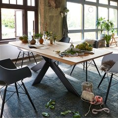 Bodahl Extreme avec piètement Denver Table EXTREME avec pied Denver Wild oak  260x110x4cm