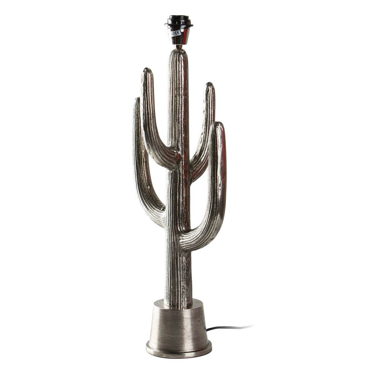 Schilliger Sélection  Pied de lampe Cactus Gris acier 27x20x61cm