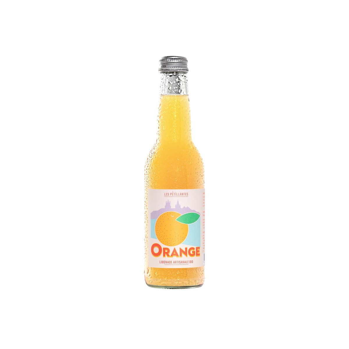 Urban Drinks Les Pétillantes Limonade artisanale BIO Orange sanguine Sans couleur 33cl