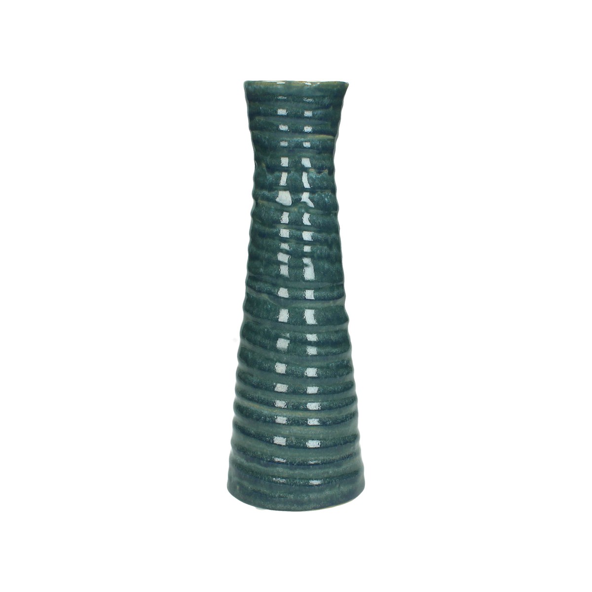 Schilliger Sélection  Vase en grès bleu  9x26cm