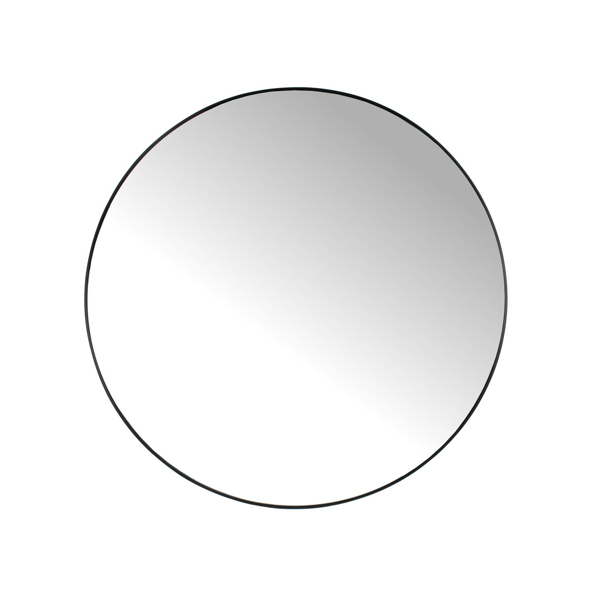 Schilliger Sélection  Miroir rond noir  116x2x116cm