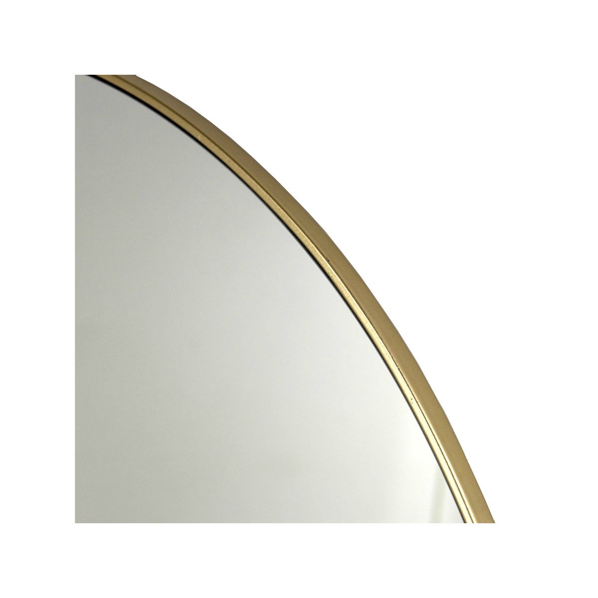 Schilliger Sélection  Miroir rond or  80x2x80cm