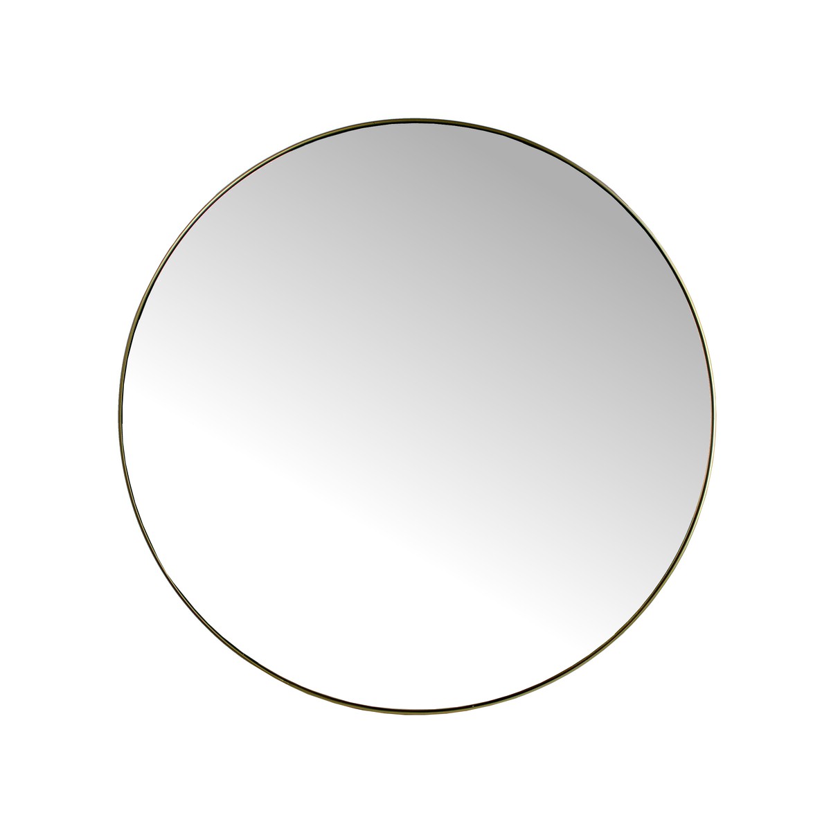 Schilliger Sélection  Miroir rond or  116x2x116cm