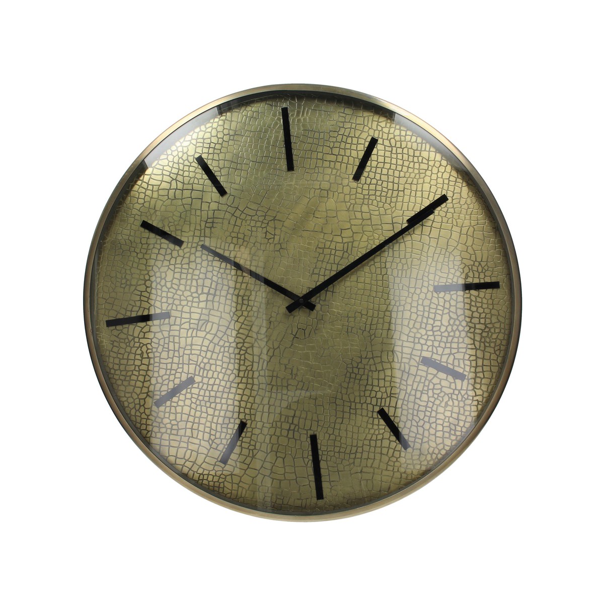 Schilliger Sélection  Horloge Dorée avec index  60x5x60cm