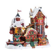 Lemax  Elf made toy factory  