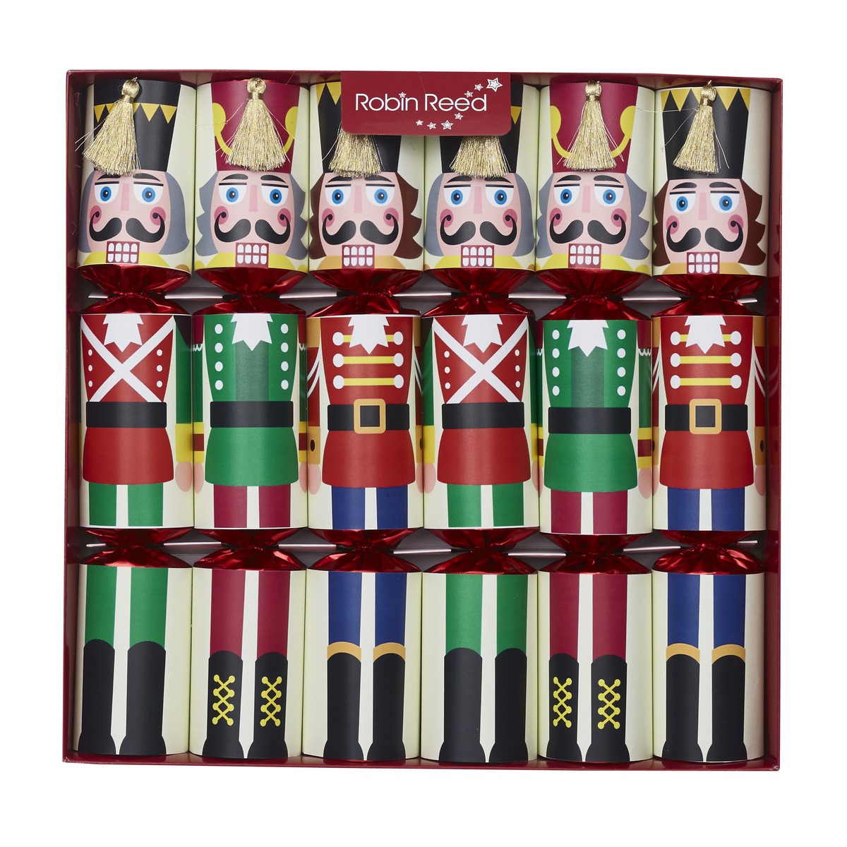 Robin Reed  Crackers Racing Nutcracker 6pcs  33cm