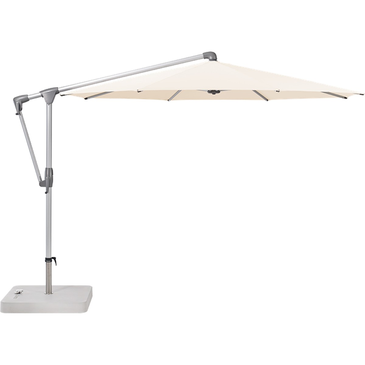 Glatz Sunwing Casa Sunwing Casa Catégorie 5 Mat Anthracite (Sans socle) Blanc écru Ø 330 cm