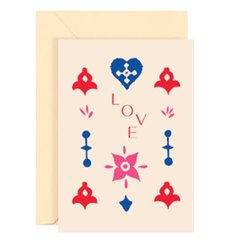   Carte NOEL LOVE NOEL-CD-A6-LOVE  A6 plié