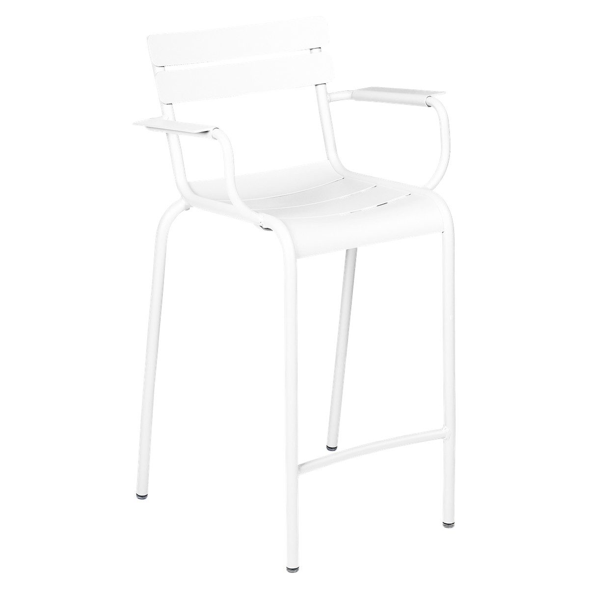 Fermob Luxembourg Fauteuil Haut empilable Luxembourg Blanc l 62.4 x H101cm