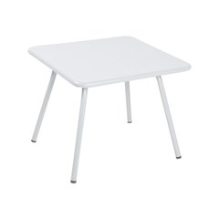Fermob Luxembourg Kid Table Kid Luxembourg Blanc L 57.5 x l 57.5 x H47cm