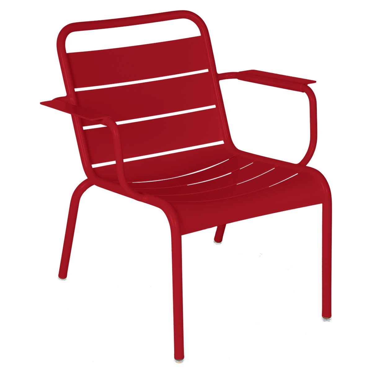 Fermob Luxembourg Fauteuil Lounge Luxembourg Rouge groseille L 72.8 x l 71 x H73.9cm