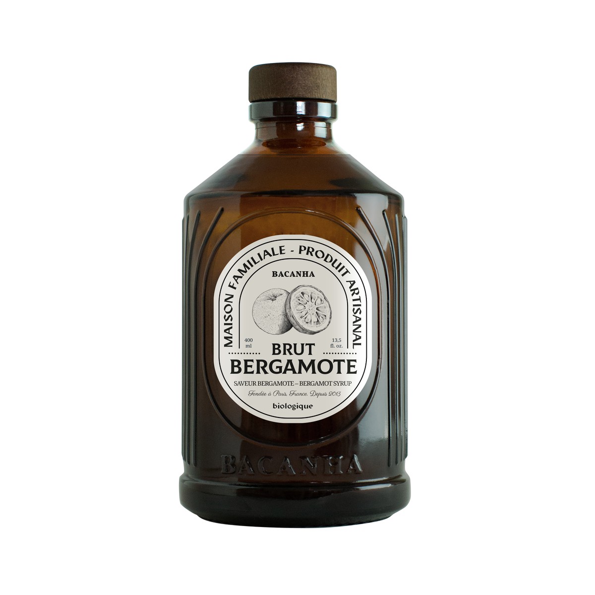 Bacanha  Bergamote - Sirop Brut Bio 400ml  400ml