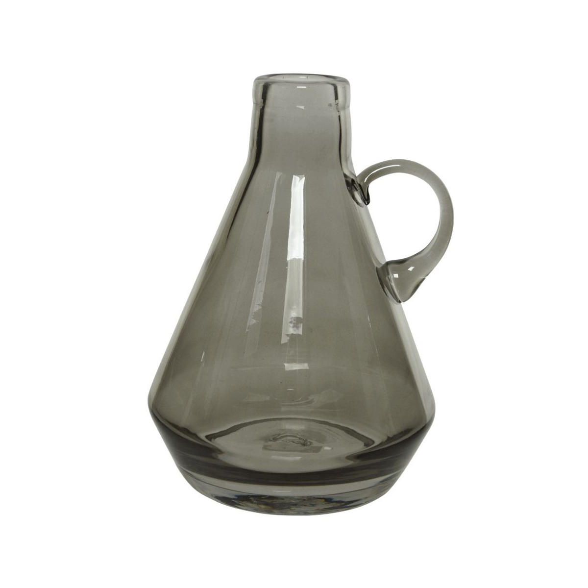 Schilliger Sélection  Vase en verre gris  15x20.5cm
