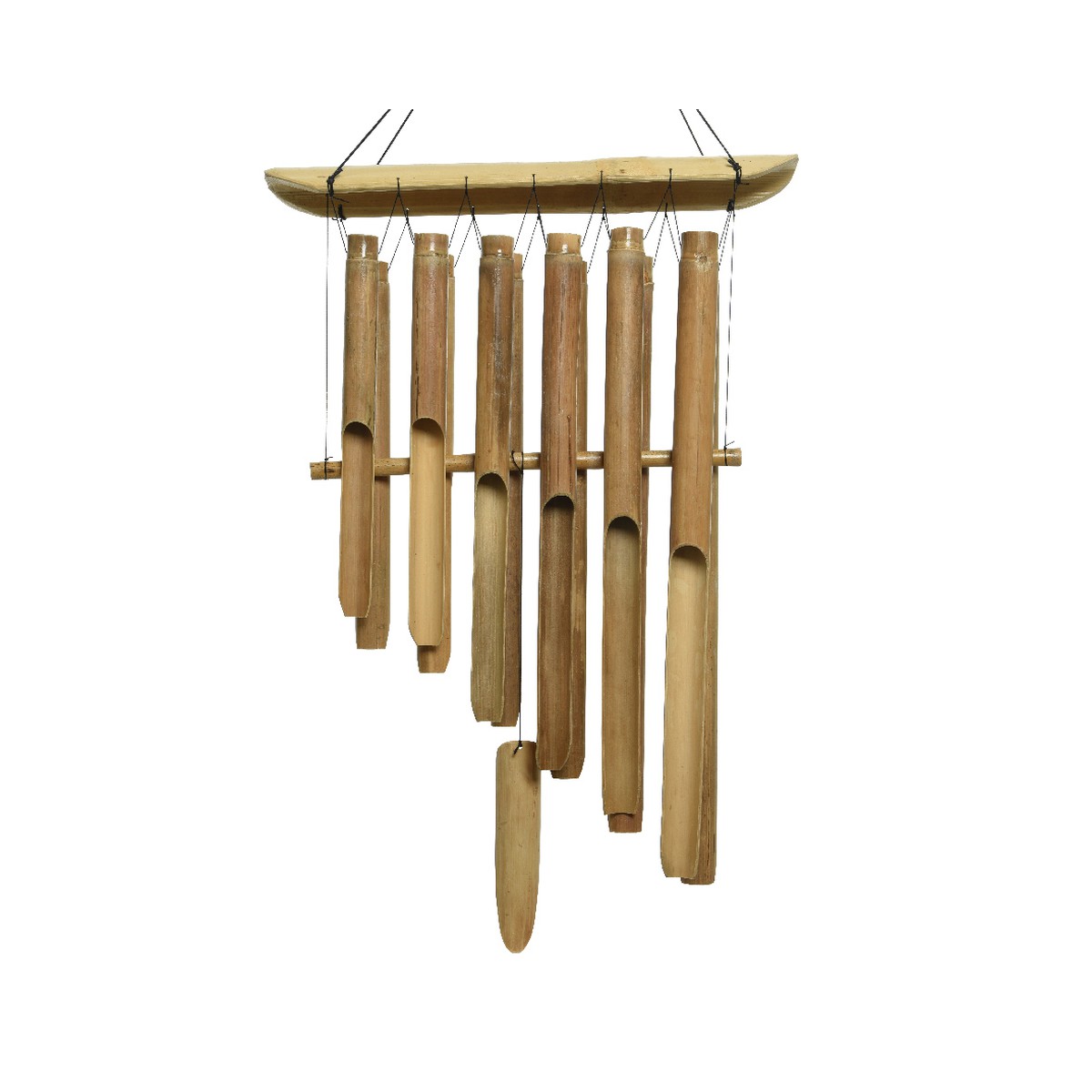 Carillons, Schilliger Sélection Carillon éolien en Bambou 50x45x90cm