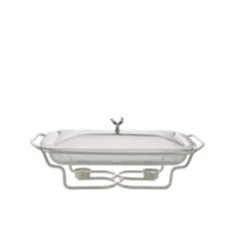 Nordisk Design  Plat à gratin rect. CERF + rechaud  36x26cm