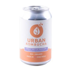 Urban Kombucha  Thé pétillant Komboutcha BIO Fruits de la Passion  33cl