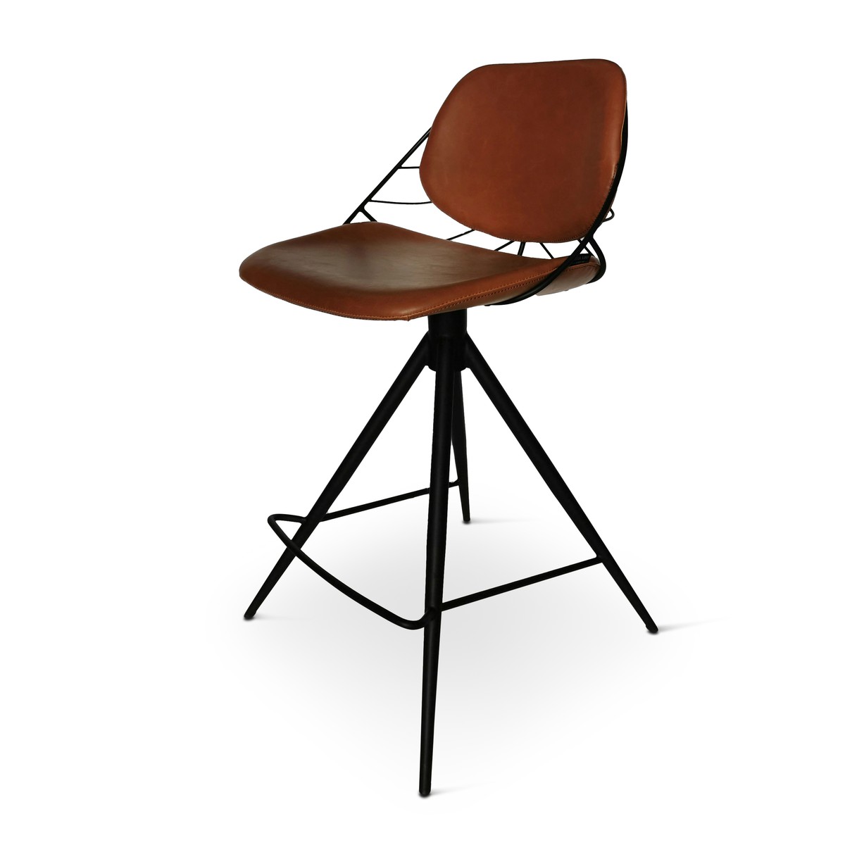 Castle Line Rafael Chaise haute Rafael ginger Brun noisette 46x55x66/91cm