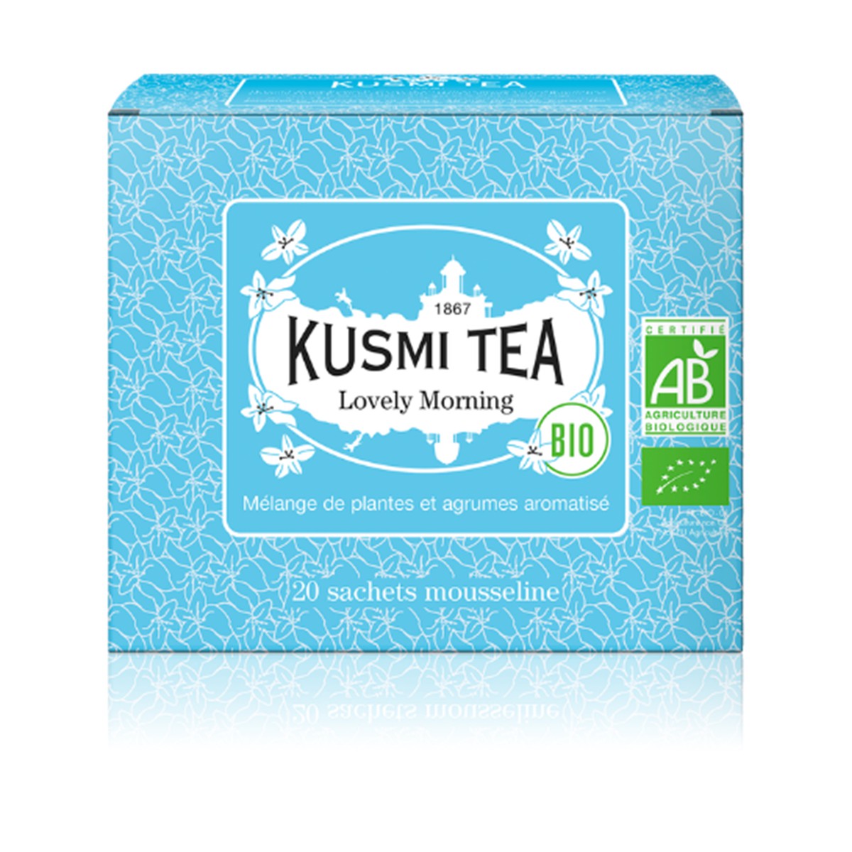 Kusmi Tea  Lovely Morning Bio - Etui 20 sachets mousseline - 40gr  40gr
