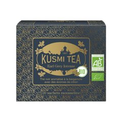 Kusmi Tea  Earl Grey Intense Bio - Etui 20 sachets mousseline - 40gr  40gr