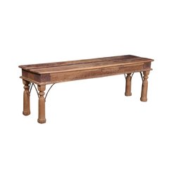 Schilliger Design  Table basse en teck ancien  146x38x46cm