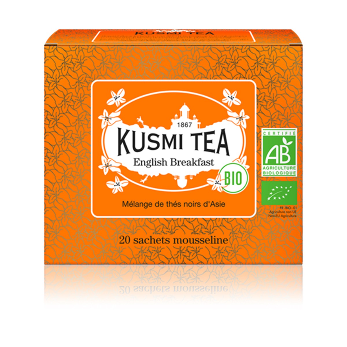 Kusmi Tea  English Breakfast Bio - Etui 20 sachets mousseline - 40gr  40gr