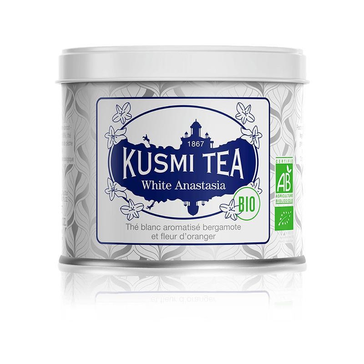 Kusmi Tea  White Anastasia Bio - Boîte métal 90g Sans couleur 90gr
