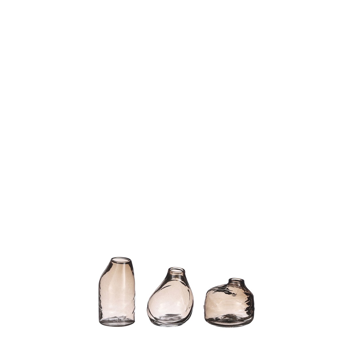 Schilliger Sélection Brigett Vase soliflor Brigett en verre beige  4,5x5cm