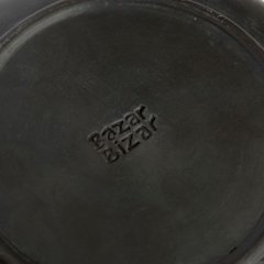 Bazar Bizar Ethnique Assiette creuse Terre brulée  22x5cm
