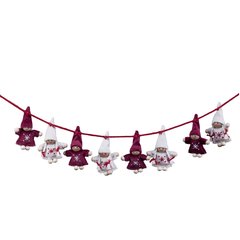 Schilliger Design  Guirlande Lutins avec flocons  120cm