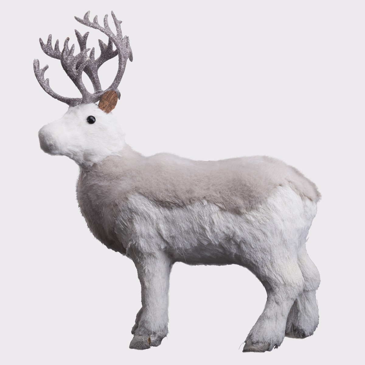 Schilliger Design  Renne gris à poser  38x12x35cm