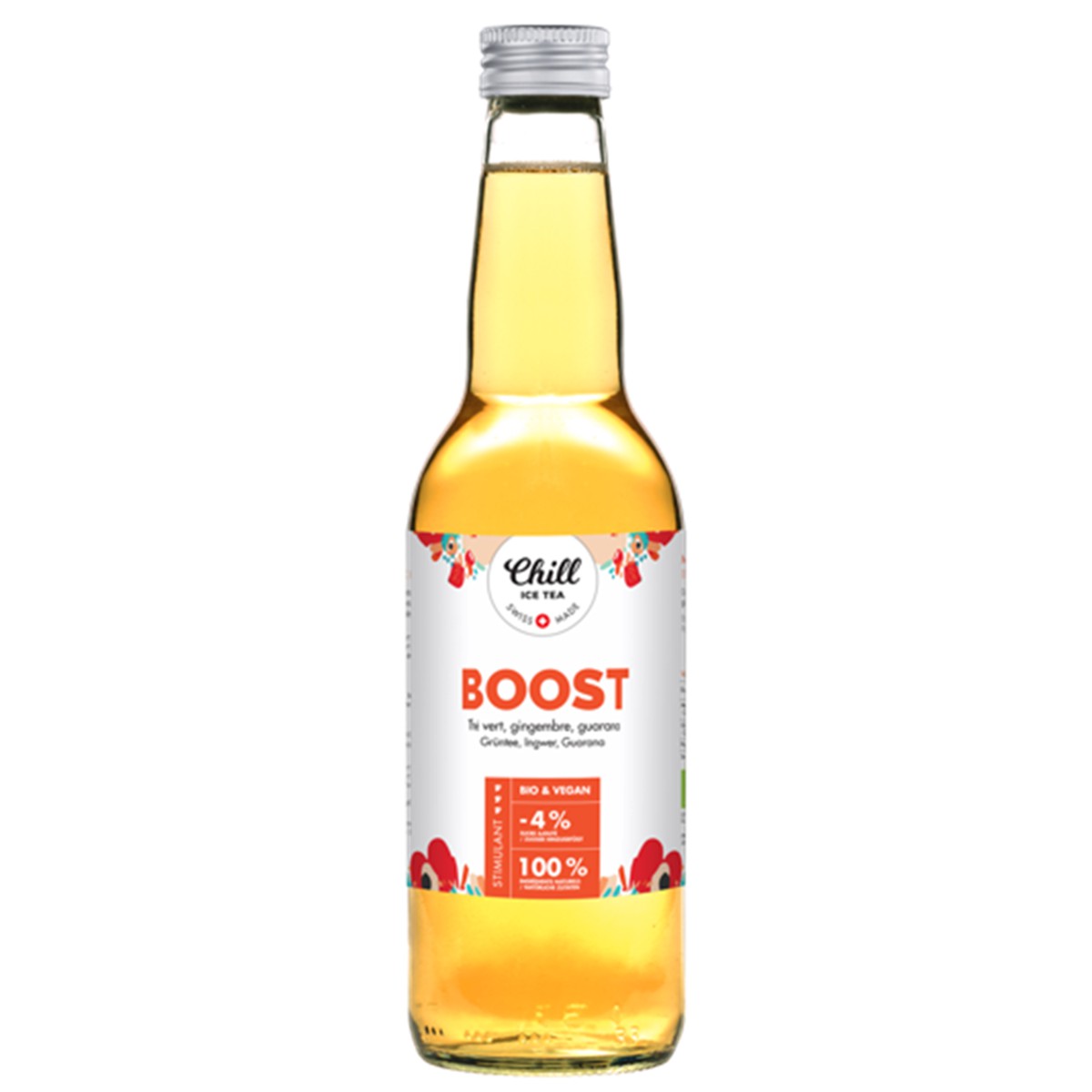 Chill Ice Tea  Thé froid BOOST BIO  33cl