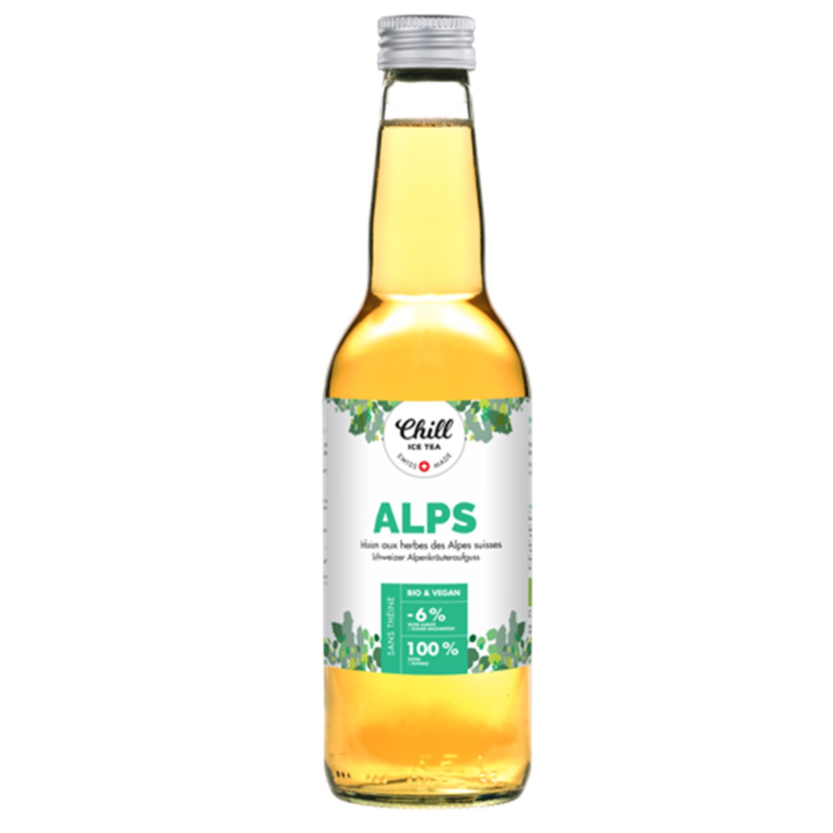 Thés glacés, Chill Ice Tea Thé froid ALPS BIO 33cl | Schilliger