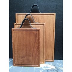   Billot bois chêne av.récupérateur de jus Sans couleur 35x25x5cm