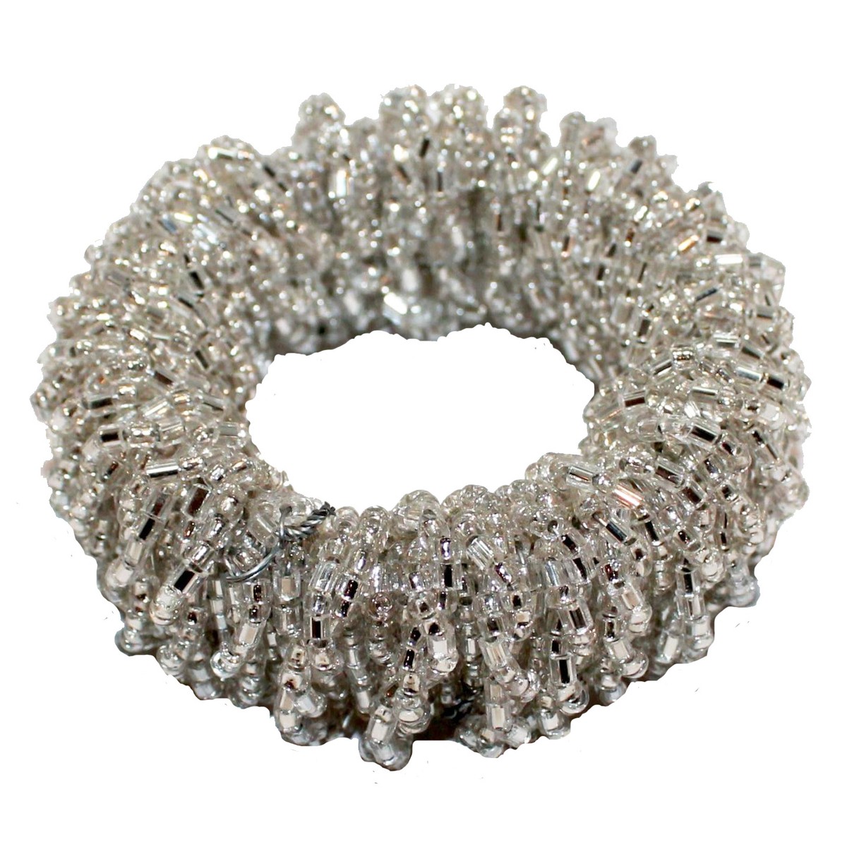12 Ronds De Serviette Vintage Avec Perles - Or Ou Argent - Décoration De Table Pour Mariage, Anniversaire, Noël