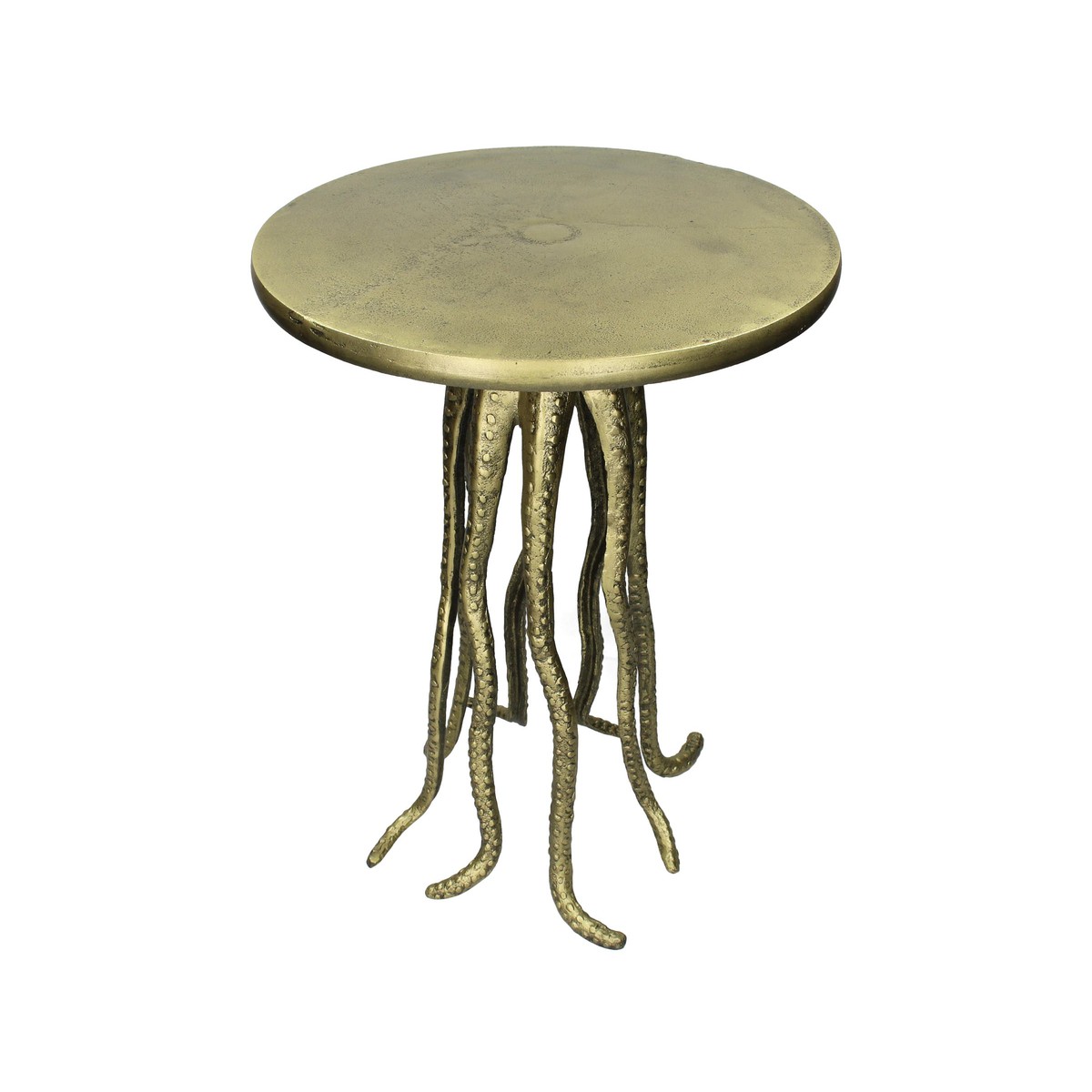 Schilliger Sélection  Table d'appoint Pieuvre bronze  38x38x50cm