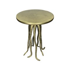 Schilliger Sélection  Table d'appoint Pieuvre bronze  38x38x50cm