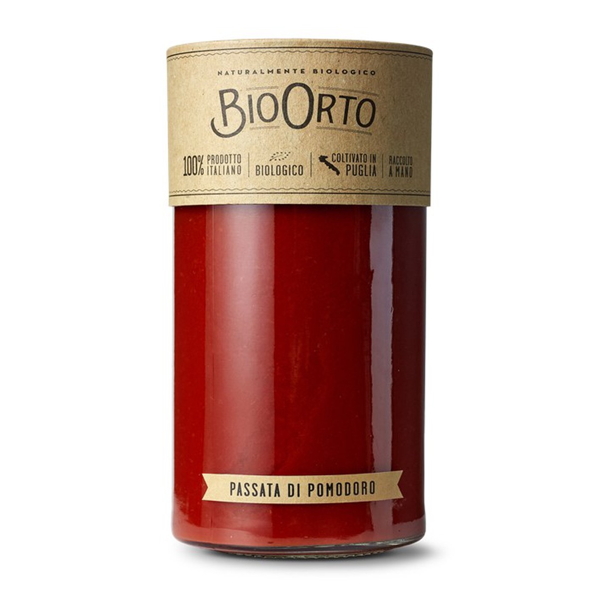 BioOrto BIO-ORTO Purée de tomates Bio au naturel  520g