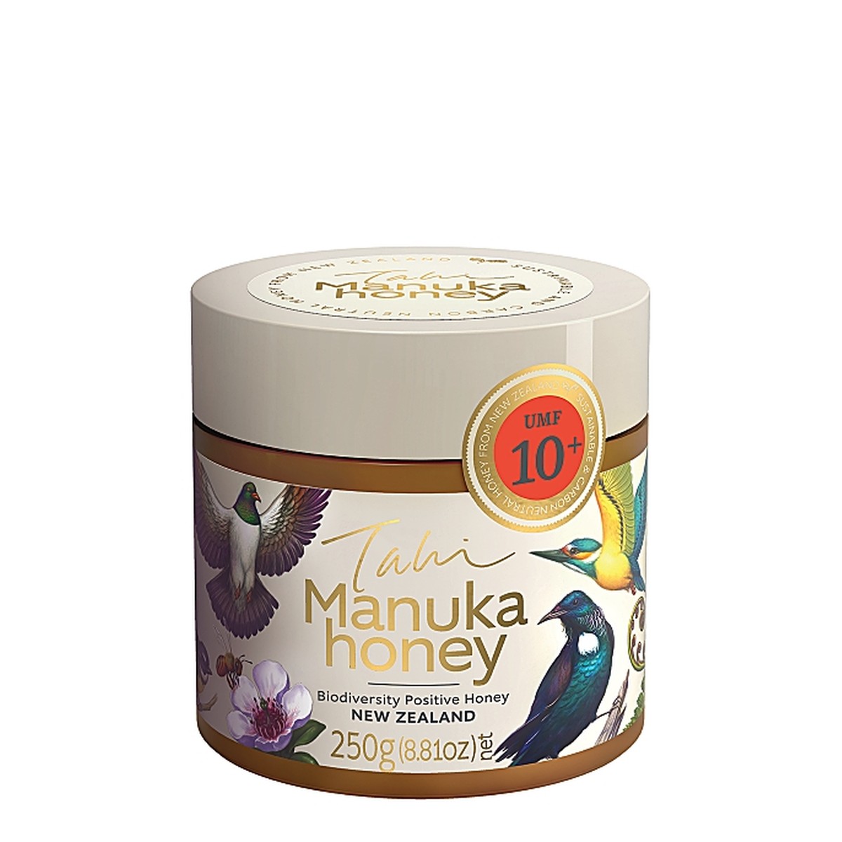 Tahi  Miel Manuka UMF 10+, Tahi ® 250 gr Sans couleur 250gr