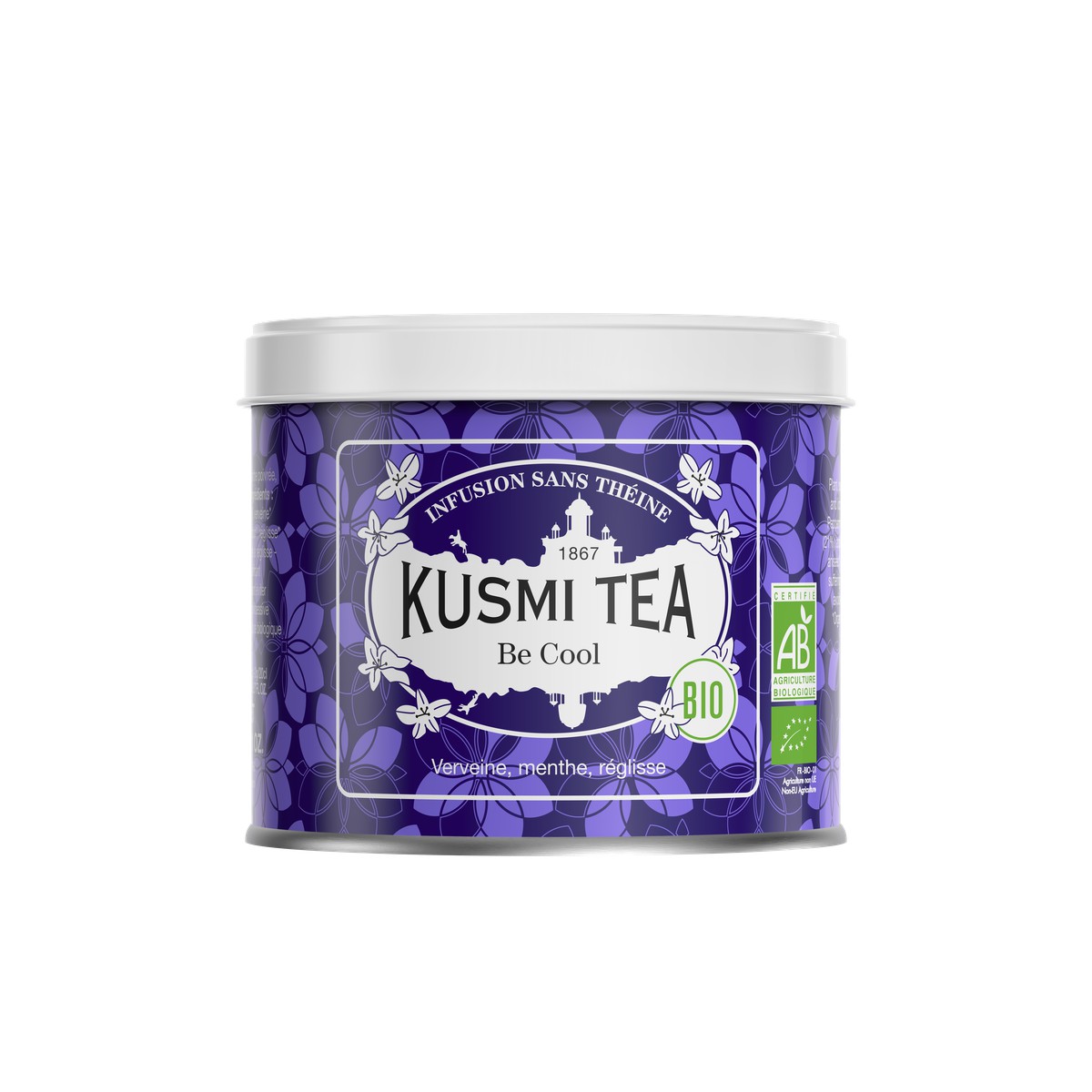 Thés, Kusmi Tea Be Cool Bio - Boîte métal 90gr 90gr