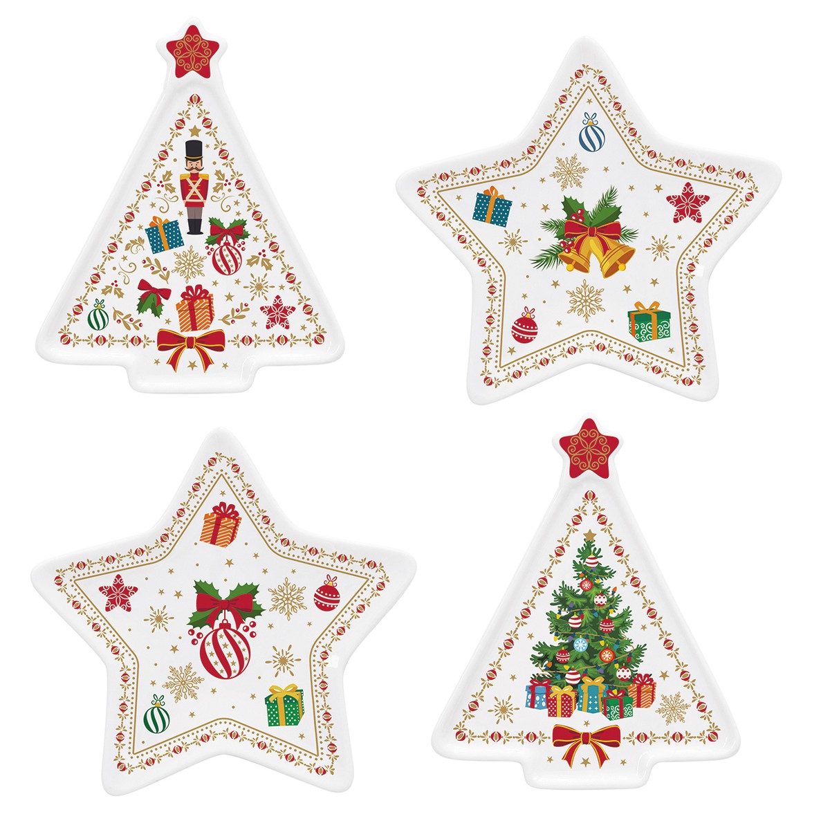 Schilliger Sélection Christmas Ornaments Set de 4 mini Christmas Ornaments  