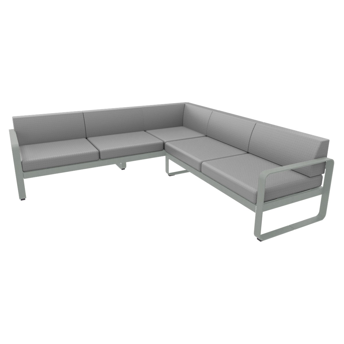 Fermob Bellevie Set Bellevie composition 2B Gris taupe L 235 x l 229 x H71cm