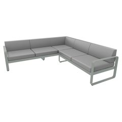 Fermob Bellevie Set Bellevie composition 2B Gris taupe L 235 x l 229 x H71cm