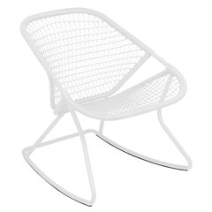 Fermob Sixties Rocking Chair Sixties Blanc L 70 x l 61 x H71.5cm