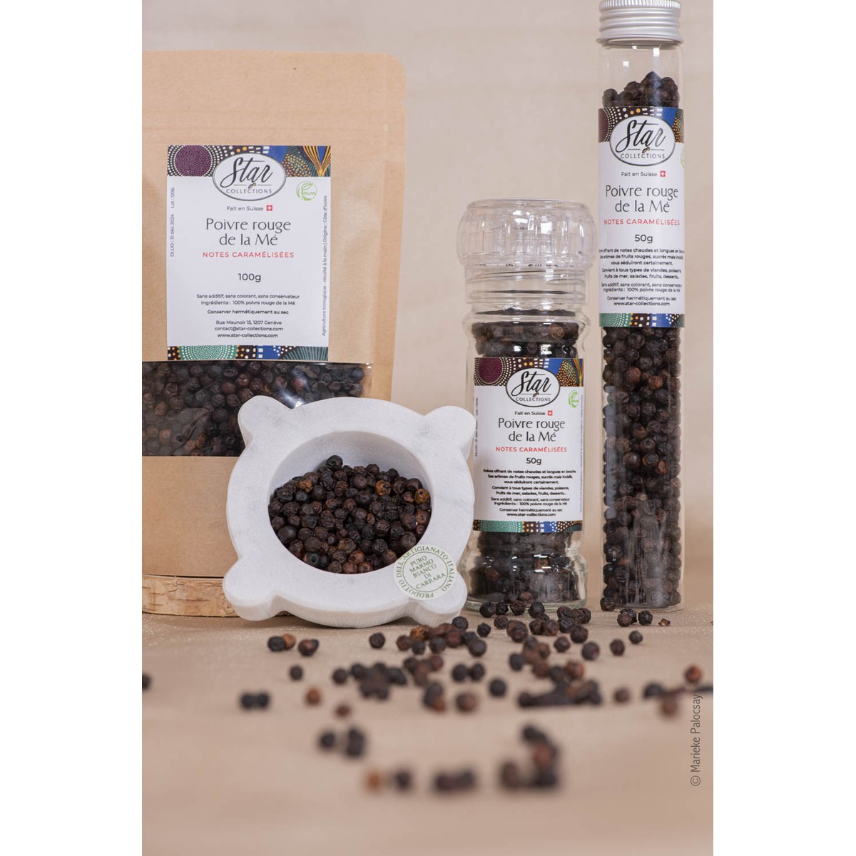 Star Collections  Moulin Poivre rouge Mé de la Côte d'Ivoire  50gr