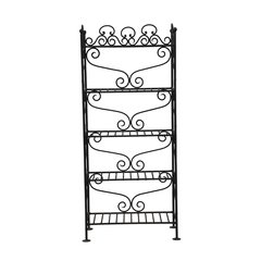 Les Restaurés, by Schilliger  Etagère en fer forgé  44x23x103cm