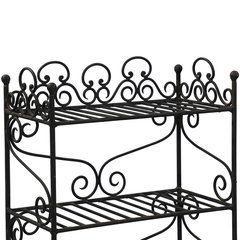 Les Restaurés, by Schilliger  Etagère en fer forgé  44x23x103cm